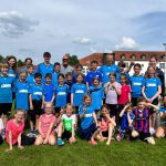 Leichtathletik-Team bei der Kinderleichtathletik in Jetzendorf