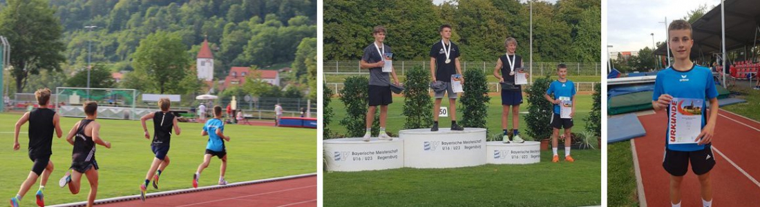 Platz 4 im 800-Meter-Lauf bei den Bayerischen Meisterschaften für Marius Kroll